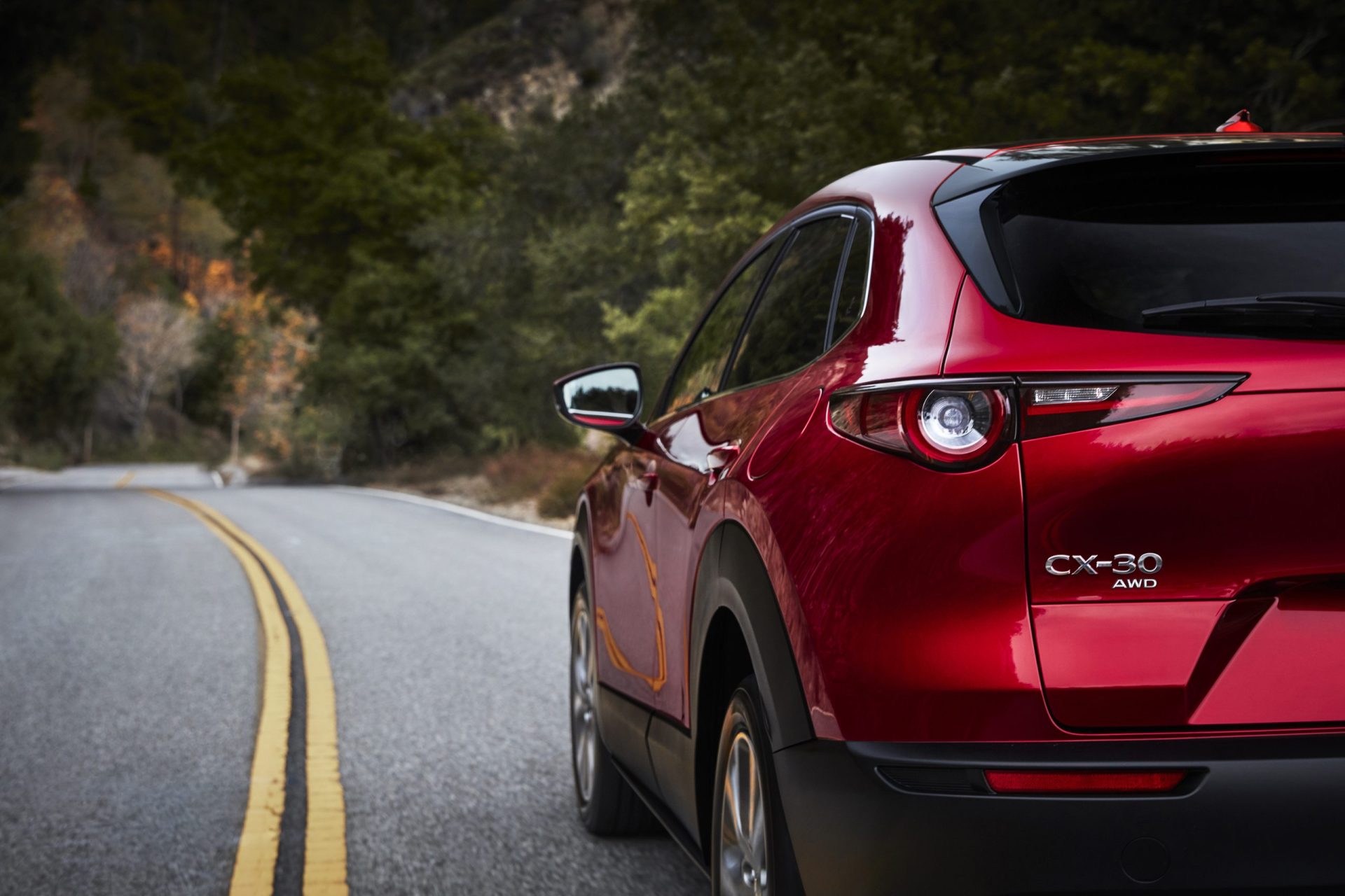 Le CX-30 sur la route