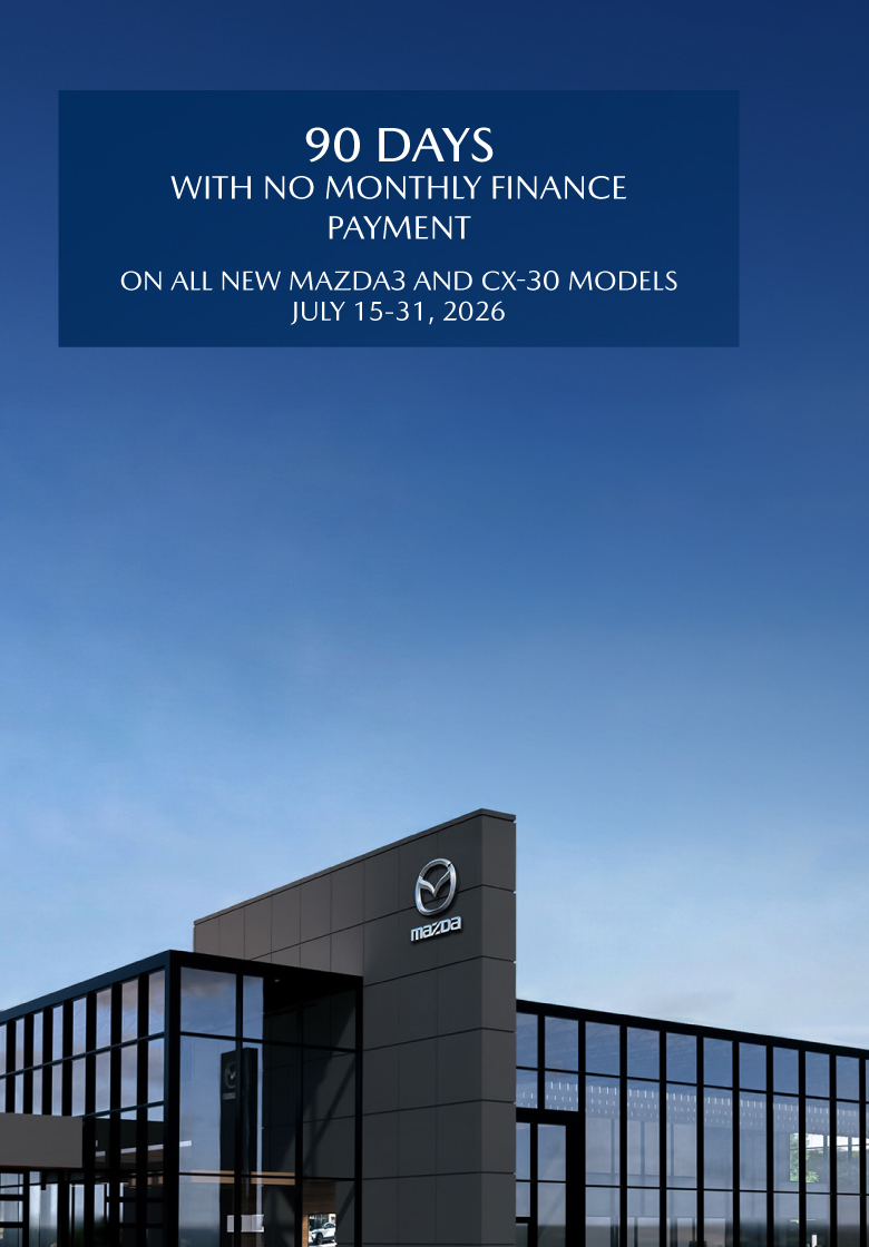 Mazda Event – 90 Days With No Finance Payment